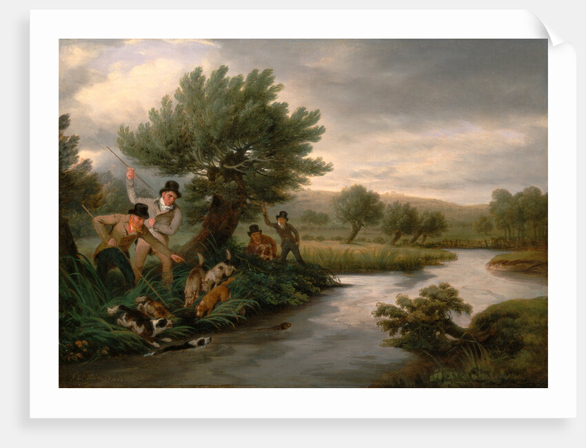 Spearing the Otter by Philip Reinagle