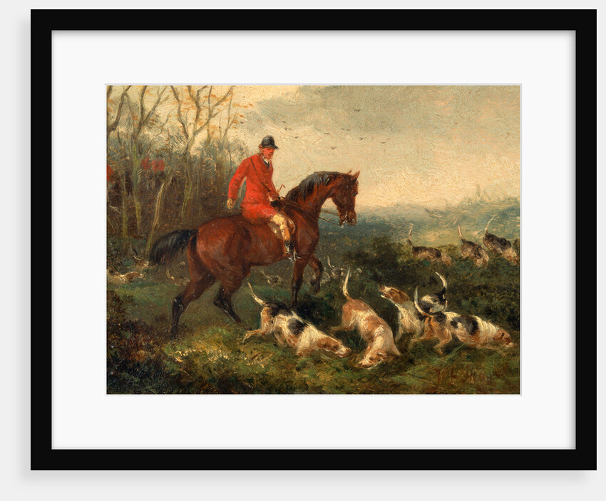 Foxhunting: At Cover by William J. Shayer