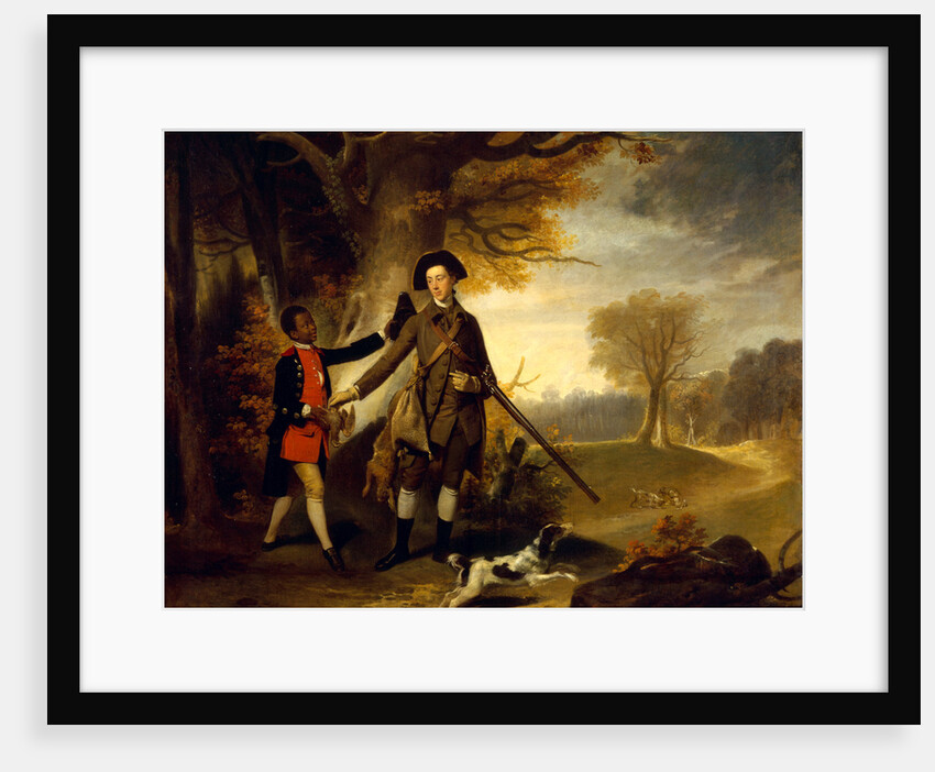 An Unknown Man, perhaps Charles Goring of Wiston, out Shooting with his Servant by Anonymous