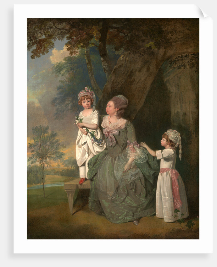 Mrs. Barclay and Her Children Mrs. Barclay and her daughters by Francis Wheatley