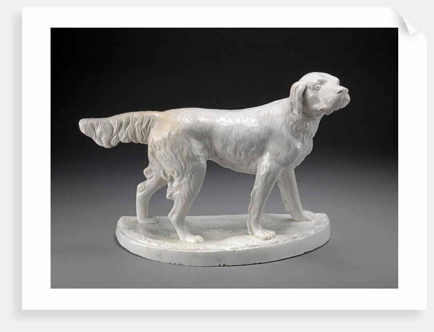 Ceramic, A Setter by Anonymous