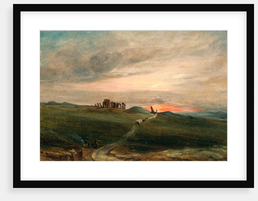 Stonehenge at Sunset by Anonymous