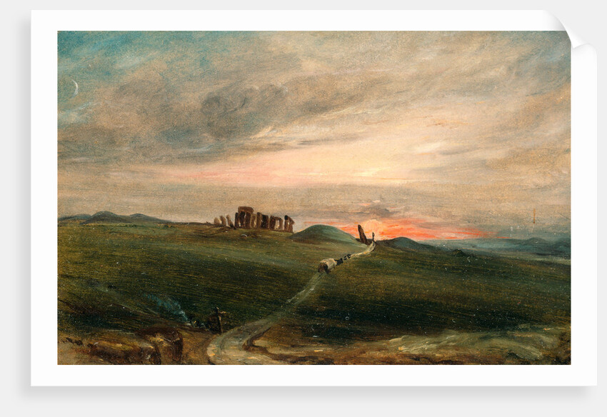 Stonehenge at Sunset by Anonymous