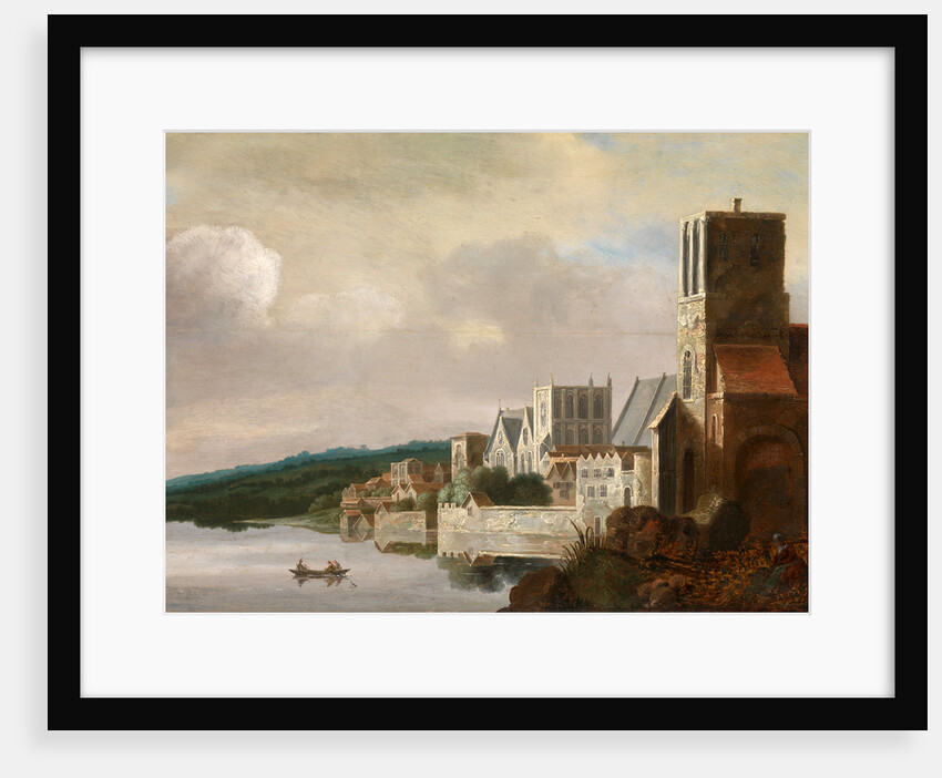 The Thames at Westminster, London by De Jongh