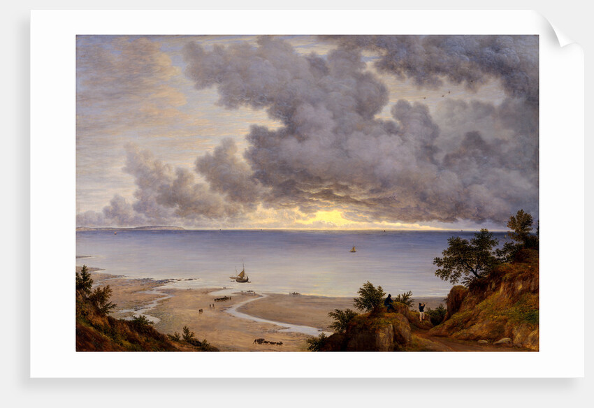 Sandown Bay, from near Shanklin Chine, Isle of Wight View from Shanklin, Isle of Wight by John Glover