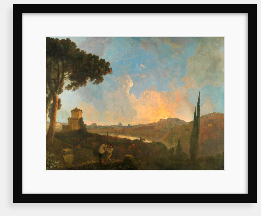 A View of the Tiber with Rome in the Distance by Richard Wilson