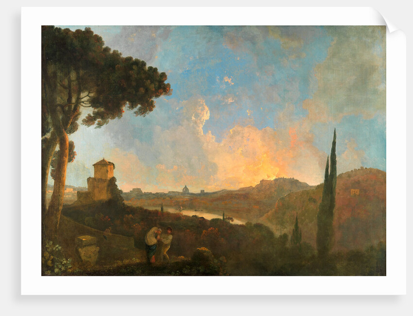 A View of the Tiber with Rome in the Distance by Richard Wilson