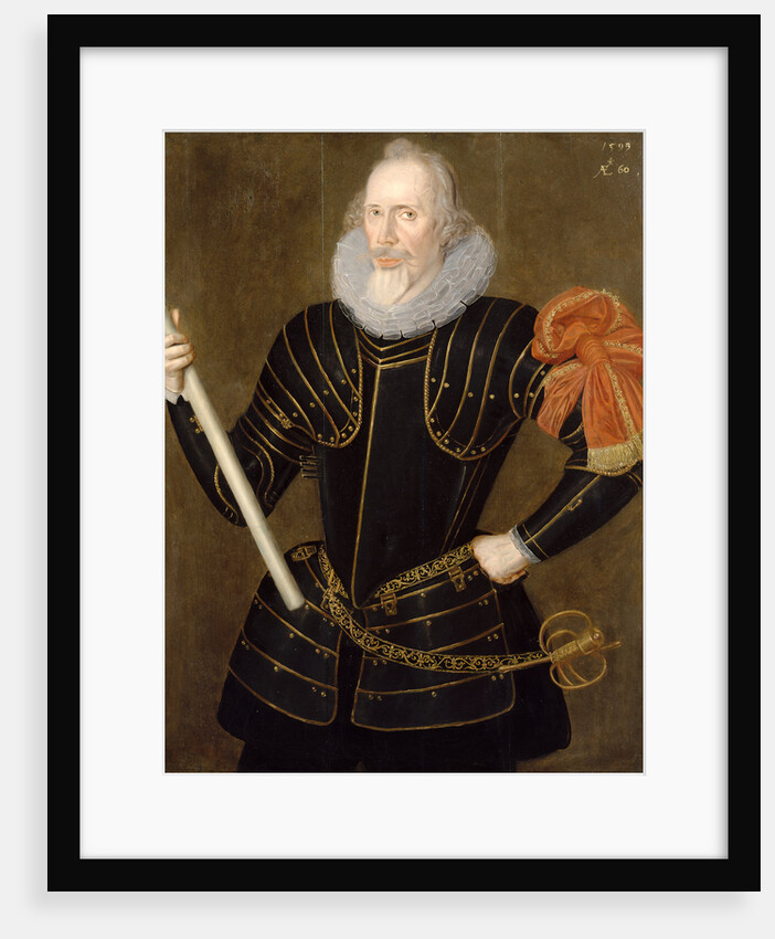 Portrait of a Man An Unknown Military Commander, Aged 60 by The Elder