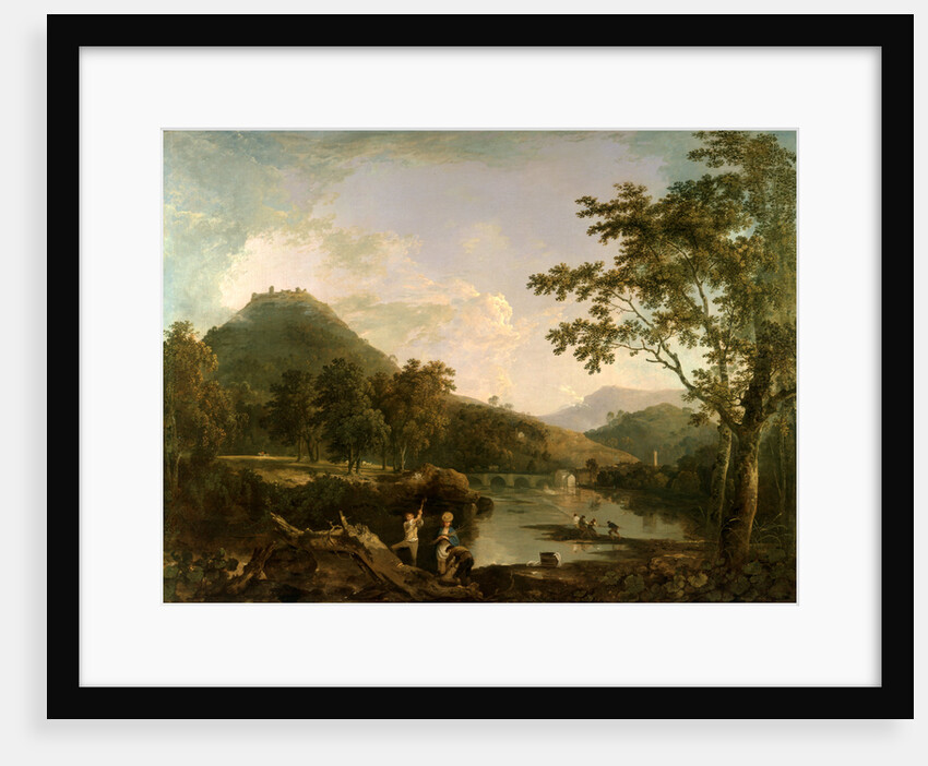 Dinas Bran from Llangollen View in Wales by Richard Wilson