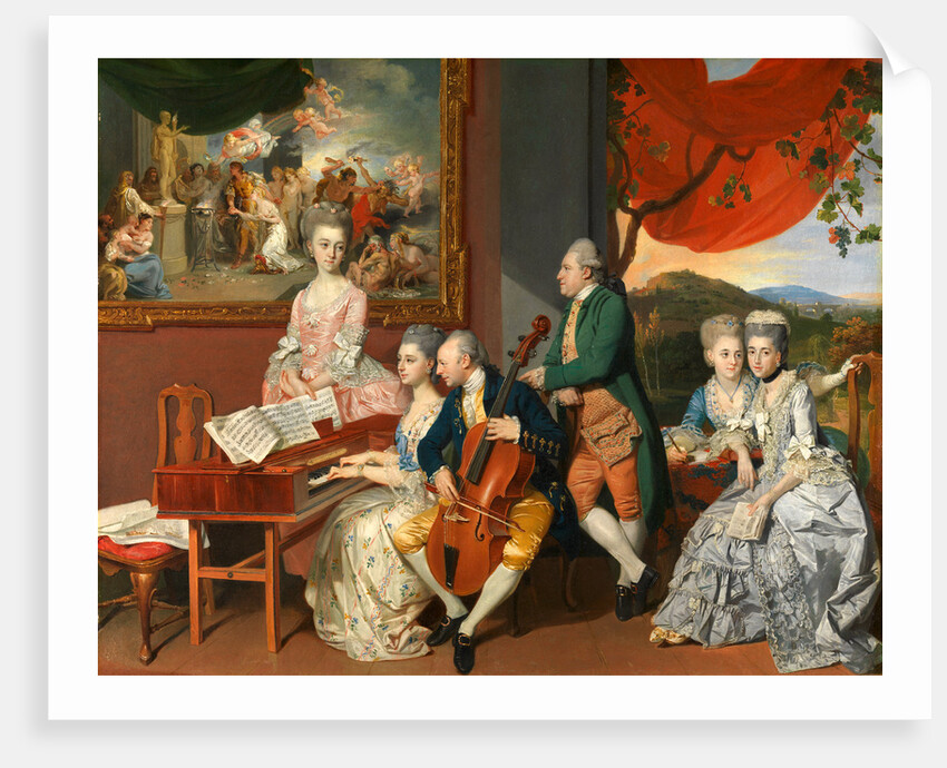 The Gore Family with George by Johan Joseph Zoffany