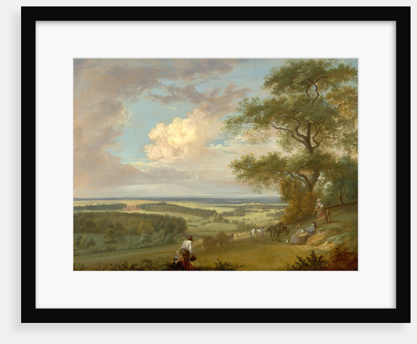 Hackwood Park, Hampshire South-East view of Hackwood, the seat of His Grace the Duke of Bolton by Paul Sandby