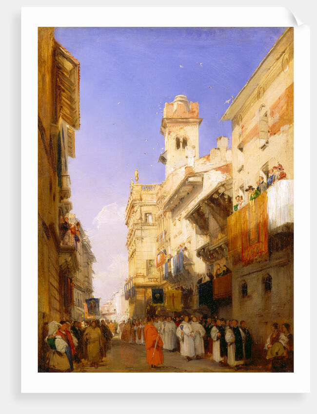 Corso Sant'Anastasia, Verona Corso Sant'Anastasia, Verona, Italy by Richard Parkes Bonington