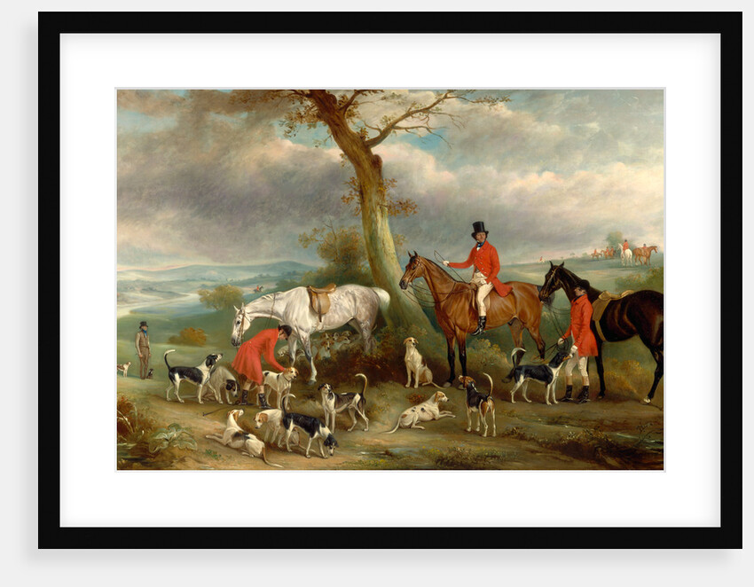 Thomas Wilkinson, M.F.H., with the Hurworth Foxhounds by John Ferneley