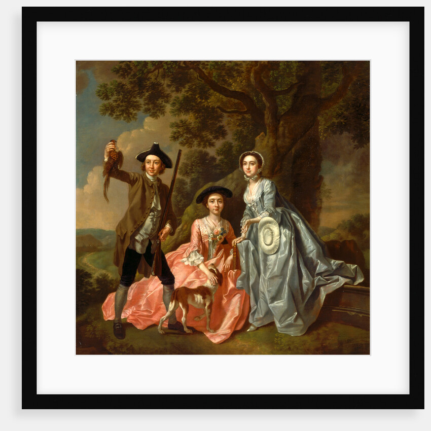 George Rogers and His Wife, Margaret, and His Sister by Francis Hayman