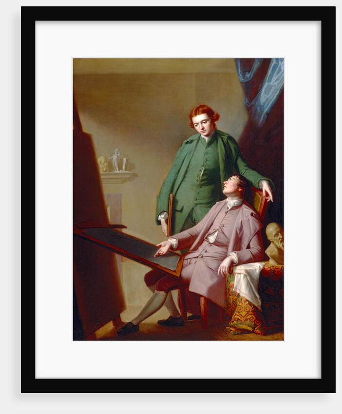 A Conversation (The Artist's Brothers, Peter and James Romney) by George Romney