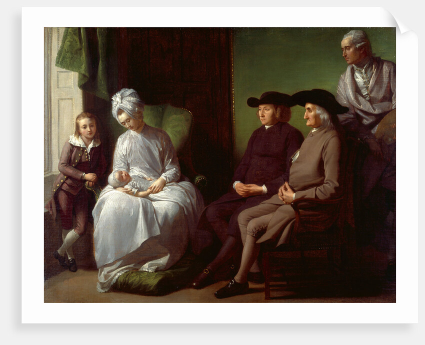 The Artist and His Family by Benjamin West