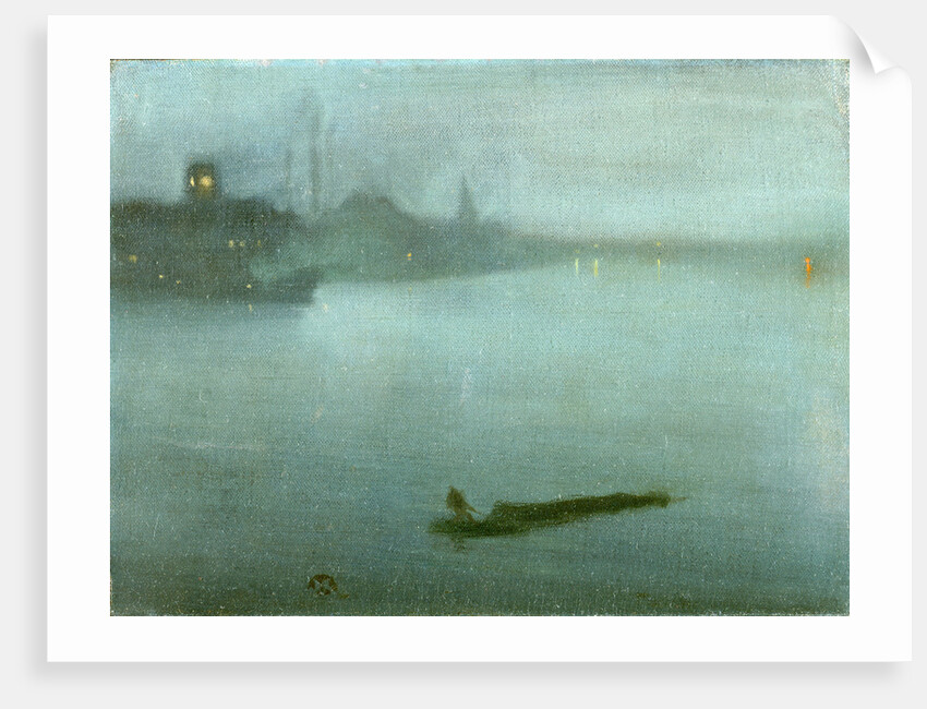 Nocturne in Blue and Silver by James McNeill Whistler