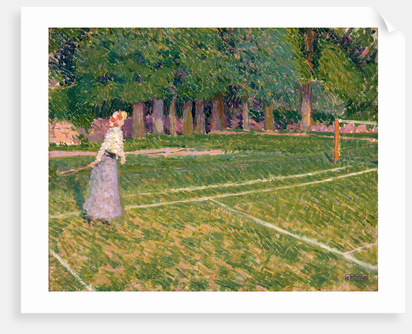 Tennis at Hertingfordbury by Spencer Frederick Gore