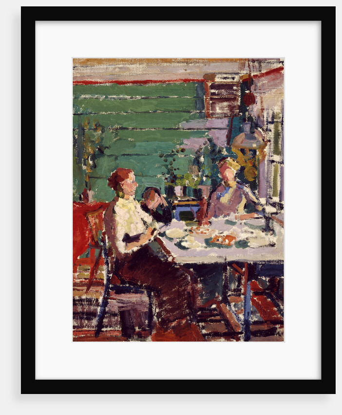 Interior Scene, Possibly in Norwa by Harold Gilman