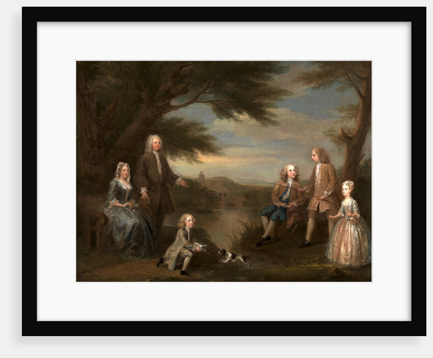 John and Elizabeth Jeffreys and Their Children by William Hogarth