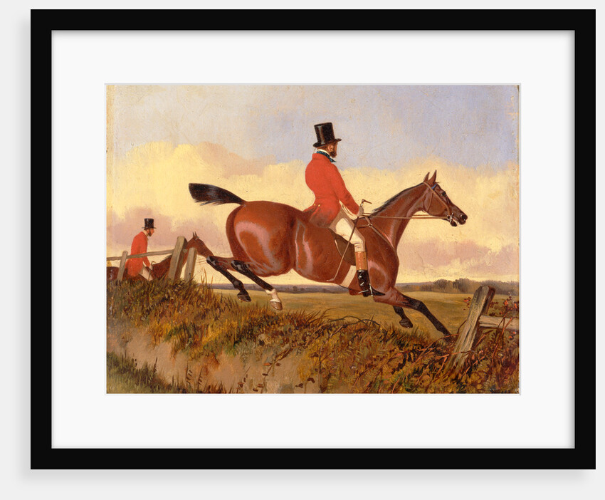 Foxhunting: Clearing a Bank by John Dalby