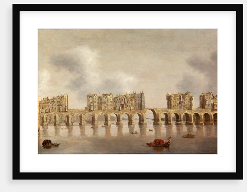 View of London Bridge by De Jongh
