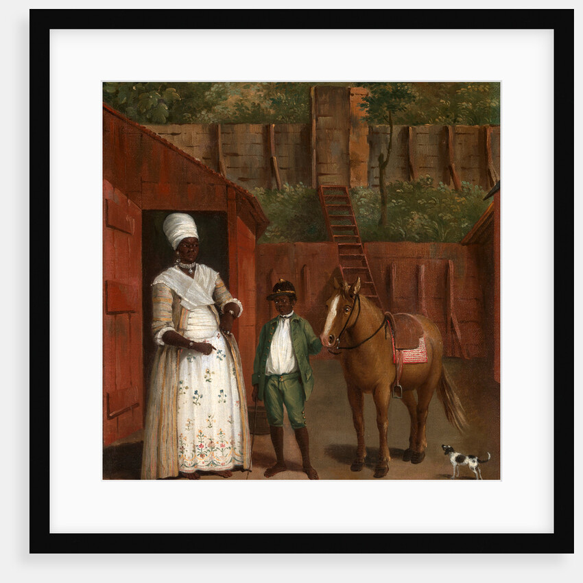 A Mother with her Son and a Pony by Agostino Brunias