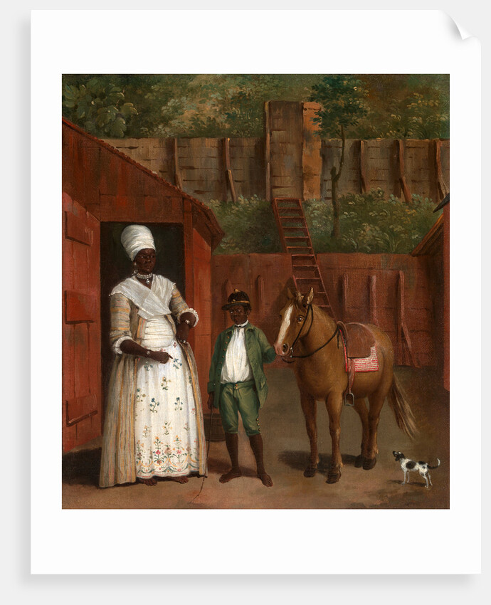 A Mother with her Son and a Pony by Agostino Brunias