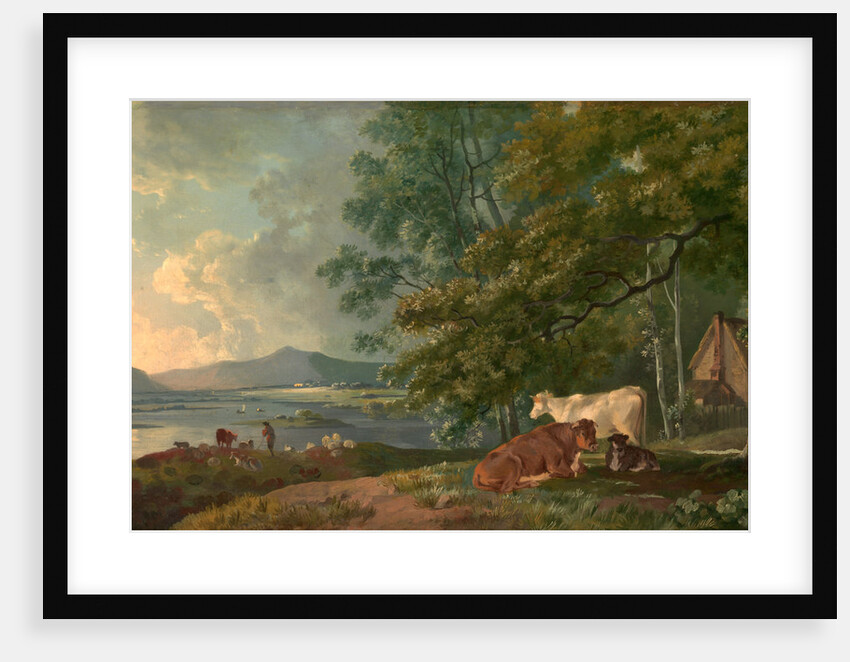 Morning: Landscape with Cattle by George Barret