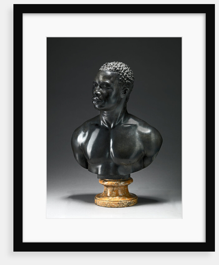 Bust of a Man Bust reputedly of Psyche, an athlete in the employ of the Duke of Northumberland by Studio of Francis Harwood