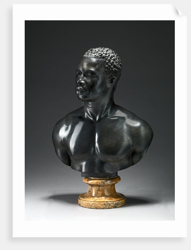 Bust of a Man Bust reputedly of Psyche, an athlete in the employ of the Duke of Northumberland by Studio of Francis Harwood