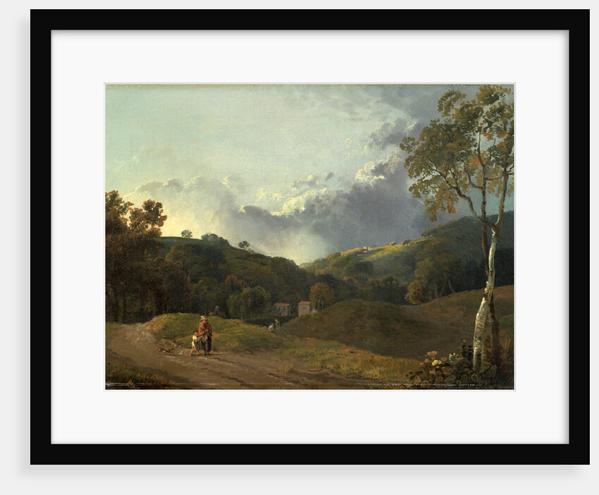 Landscape with Cottagers by George Barret