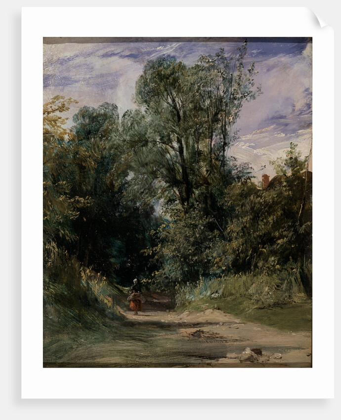 A Wooded Lane by Richard Parkes Bonington