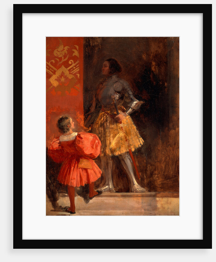 A Knight and Page by Richard Parkes Bonington