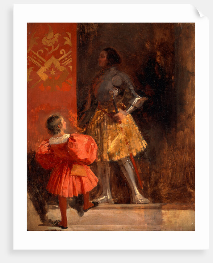 A Knight and Page by Richard Parkes Bonington