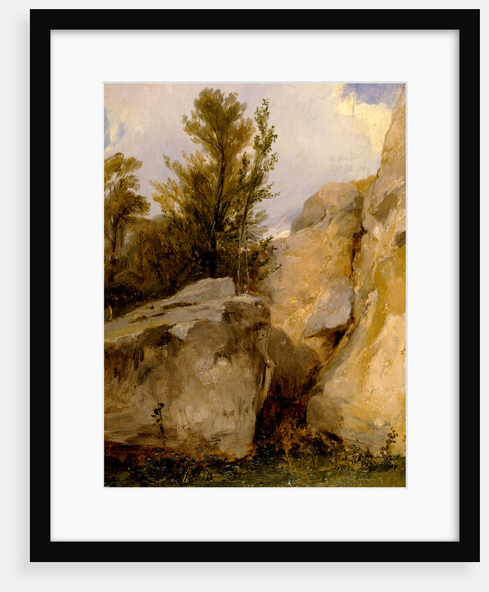 In the Forest of Fontainebleau by Richard Parkes Bonington