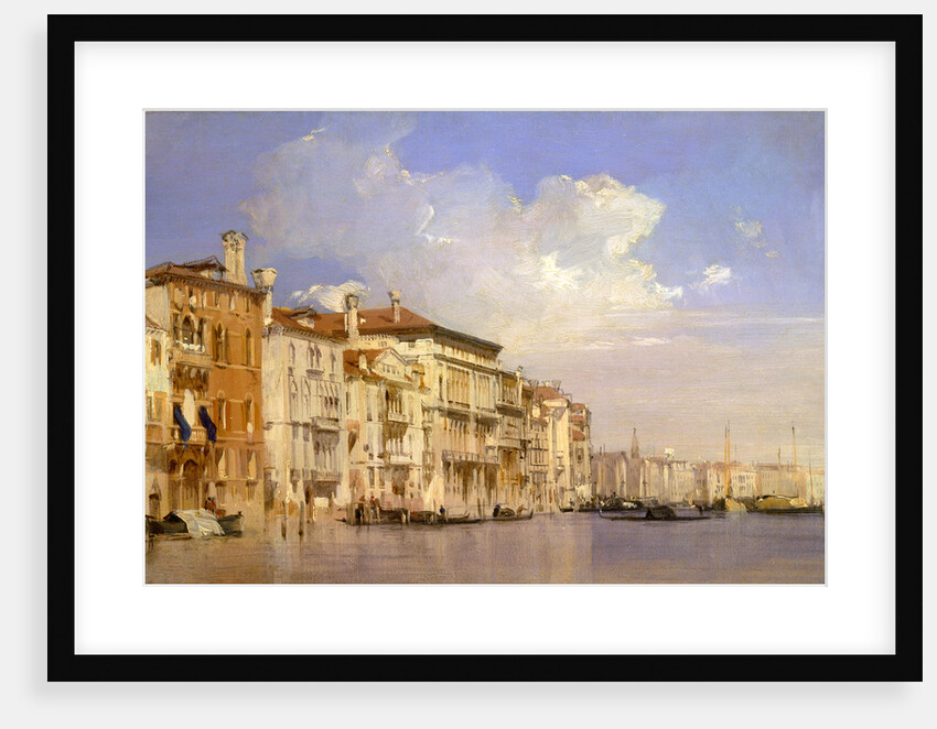Grand Canal, Venice Grand Canal, Venice, Italy by Richard Parkes Bonington