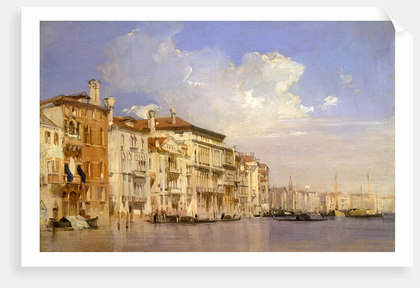 Grand Canal, Venice Grand Canal, Venice, Italy by Richard Parkes Bonington