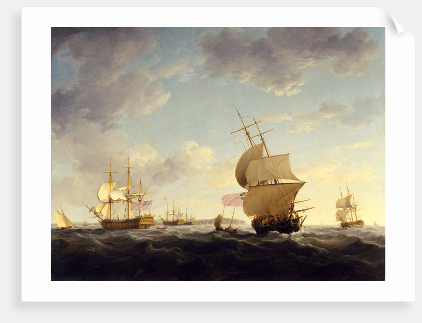 Shipping in the English Channel by Charles Brooking