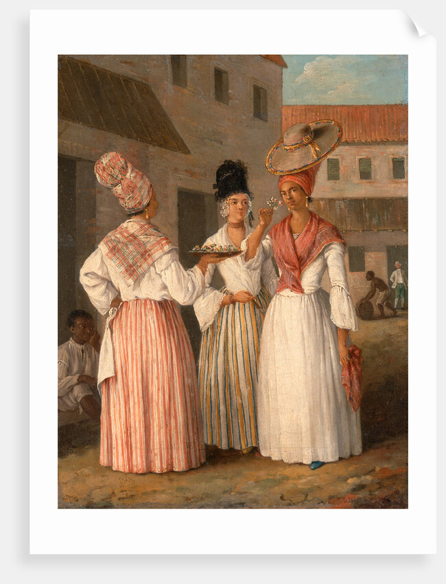 A West Indian Flower Girl and Two other Free Women of Color by Agostino Brunias
