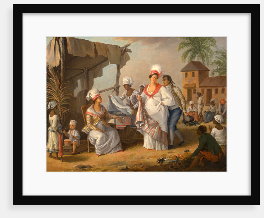 Market Day, Roseau, Dominica Linen Market, Dominica by Agostino Brunias