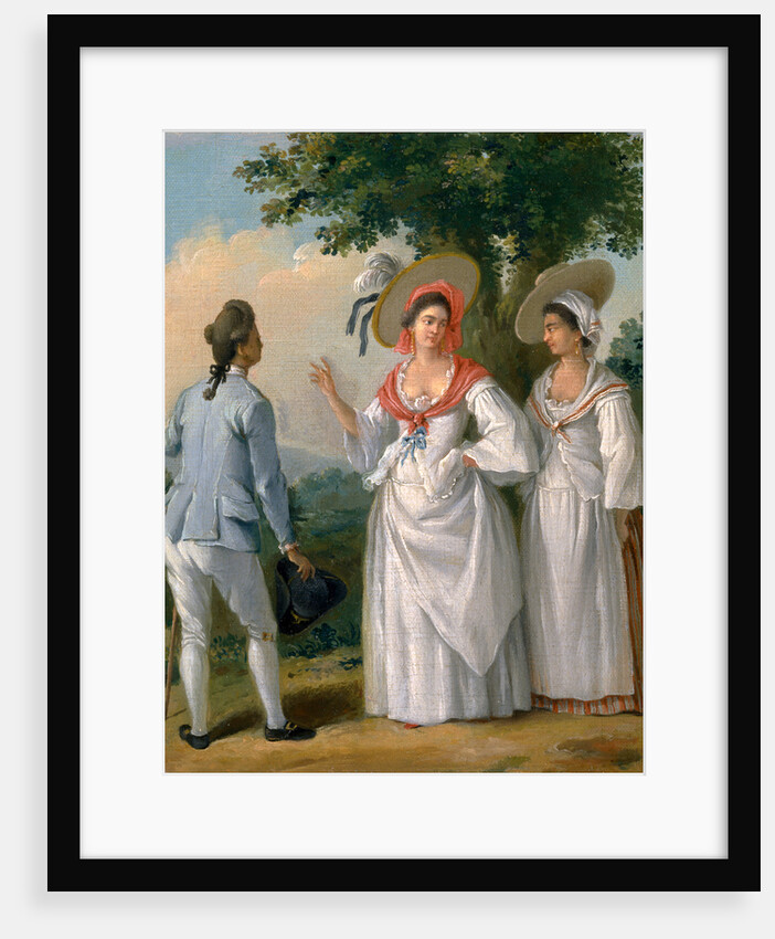 Free West Indian Creoles in Elegant Dress by Agostino Brunias