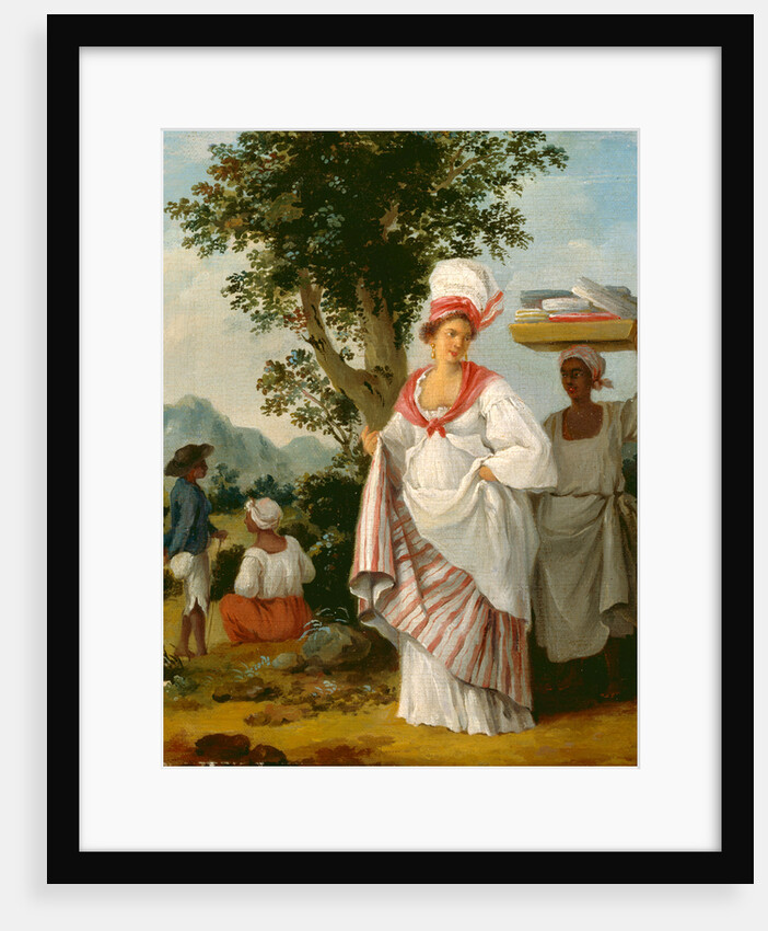 West Indian Creole woman, with her Black Servant by Agostino Brunias