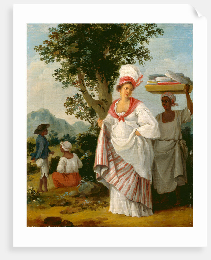 West Indian Creole woman, with her Black Servant by Agostino Brunias