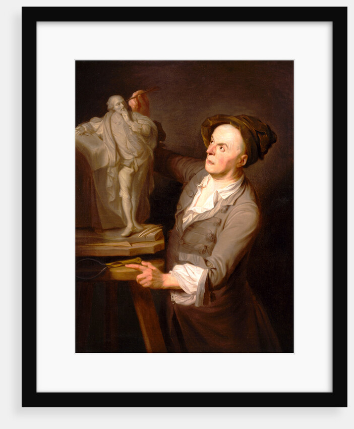 Louis-Francois Roubiliac Modelling His Monument to Shakespeare by Adrien Carpentiers