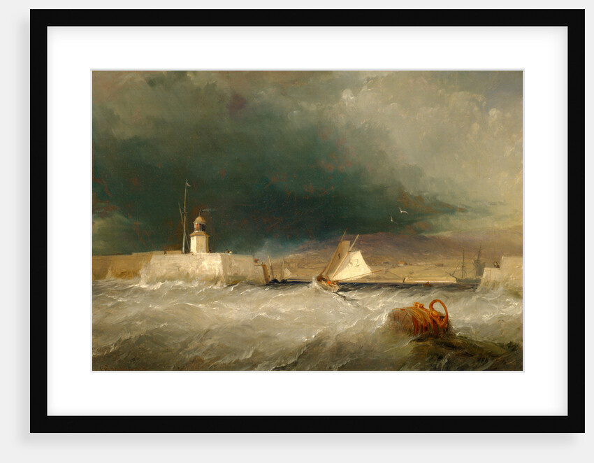 Port on a Stormy Day by George Chambers