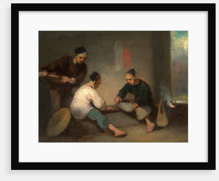 Chinese Gamblers by George Chinnery