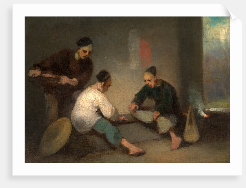 Chinese Gamblers by George Chinnery