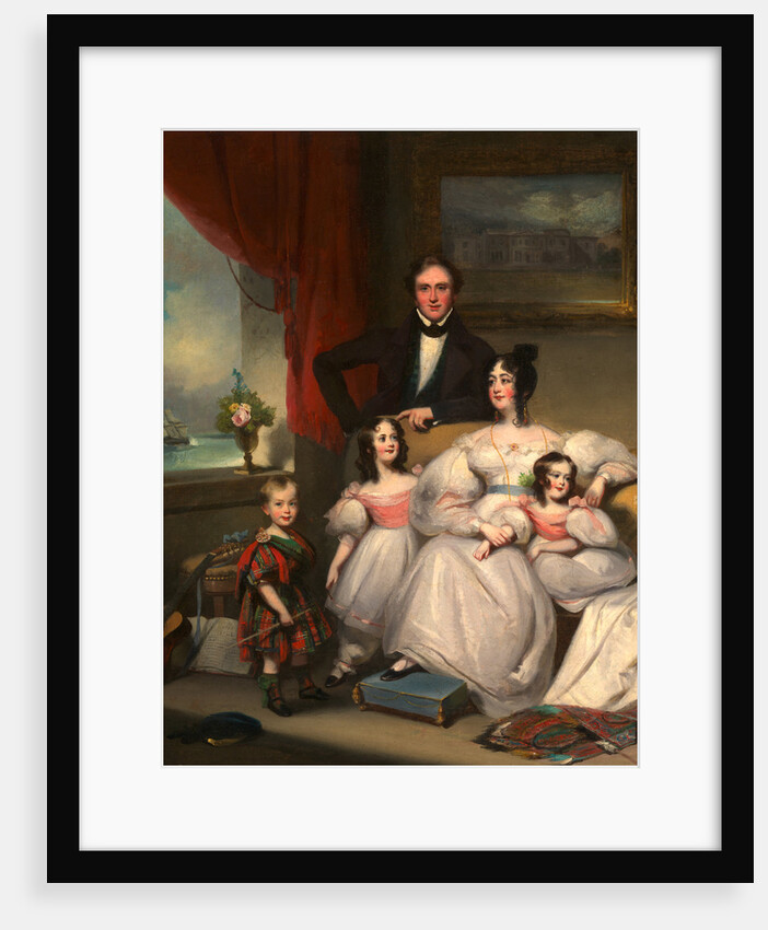 An English Family in Macao by George Chinnery