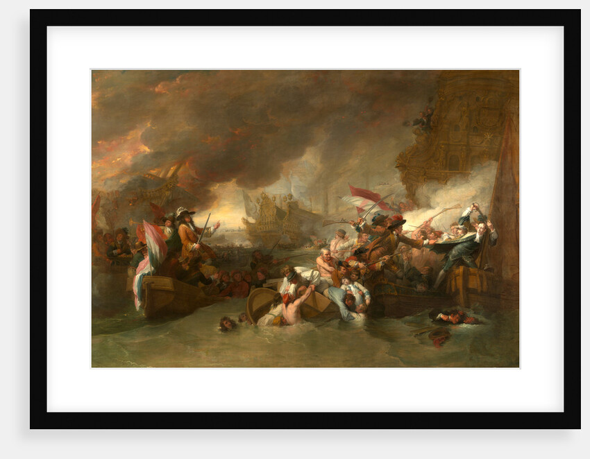 The Battle of La Hogue by Benjamin West
